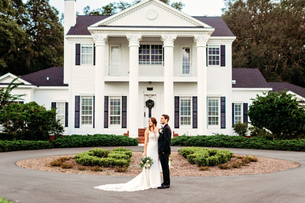 Florida wedding photographer, luxmore grande estate wedding bride and groom