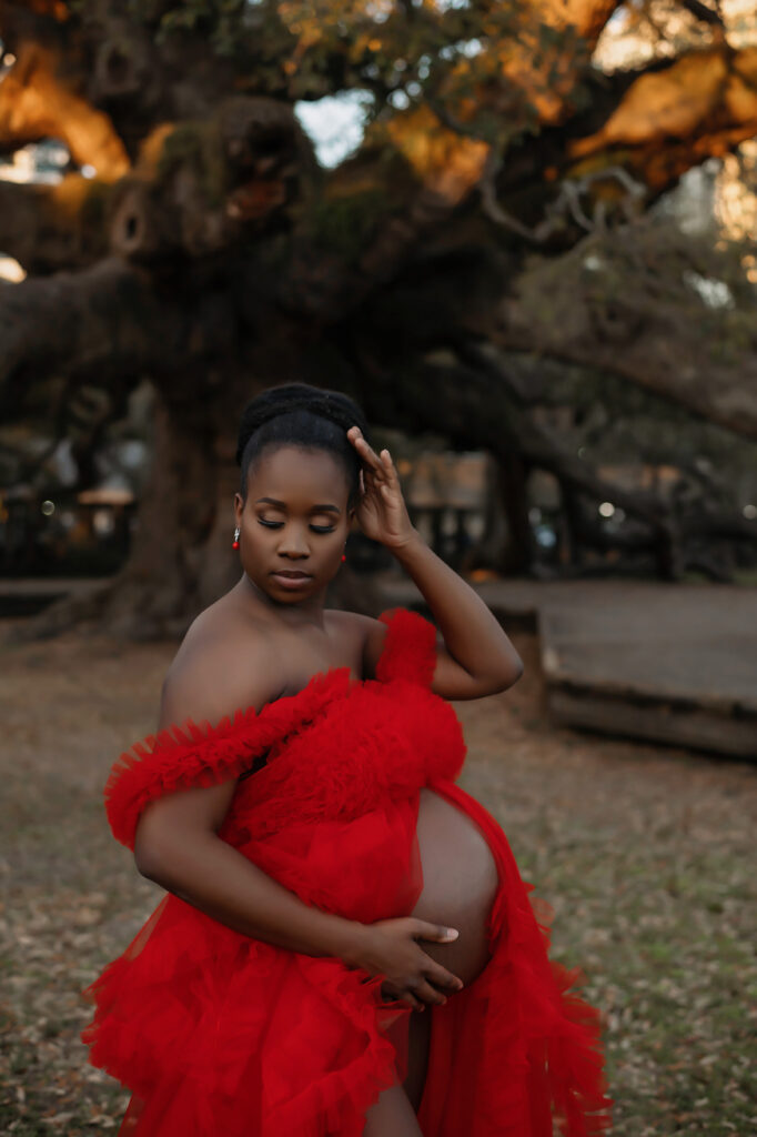 Treaty Oak Park Maternity Session