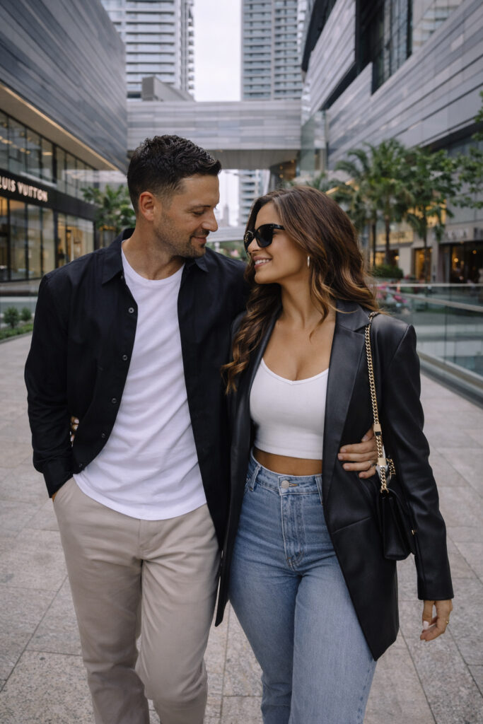 miami florida engagement session in brickell city centre  Best Engagement Photo Locations in Miami (By Vibe + Neighborhood)